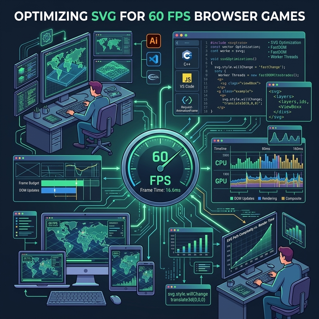 60fps on a Budget: Optimizing SVG Games and Gantt Charts — Vedratic