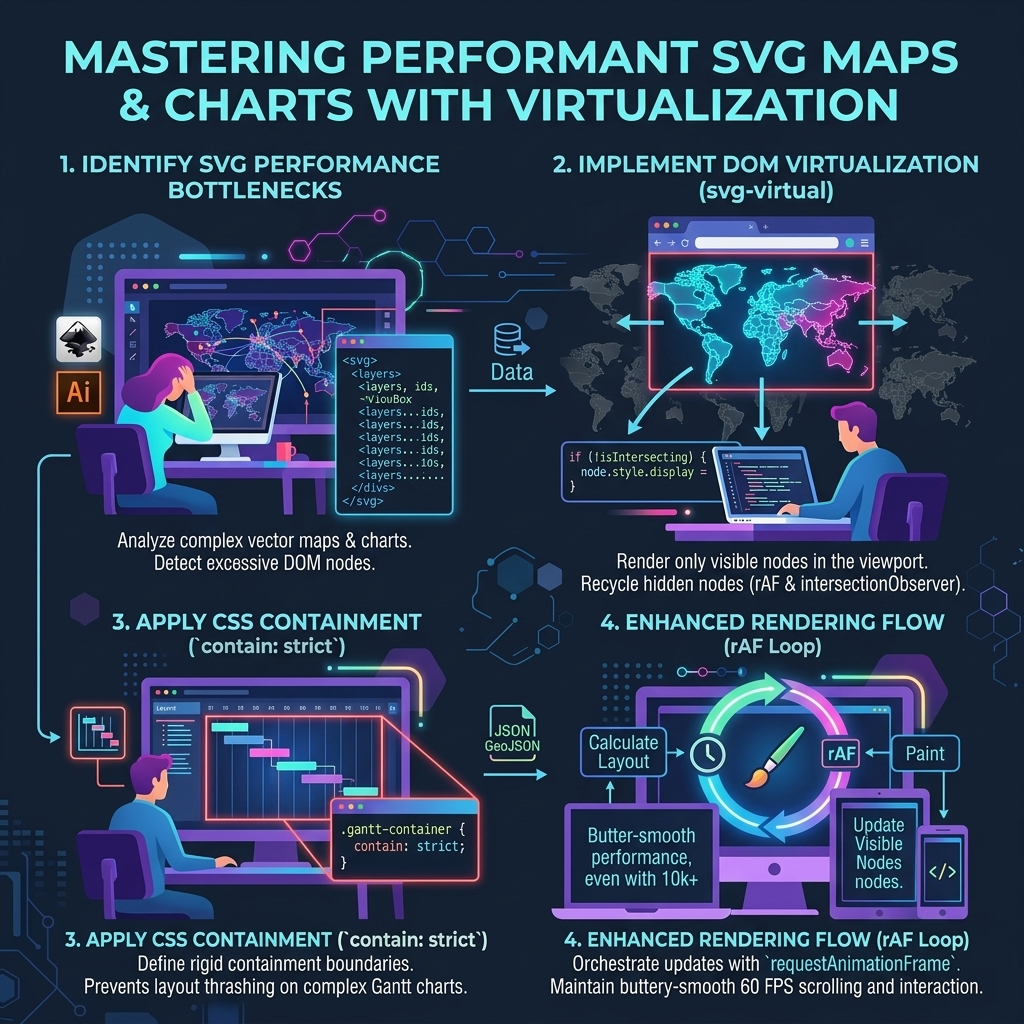 CSS Containment and DOM Virtualization Graphic