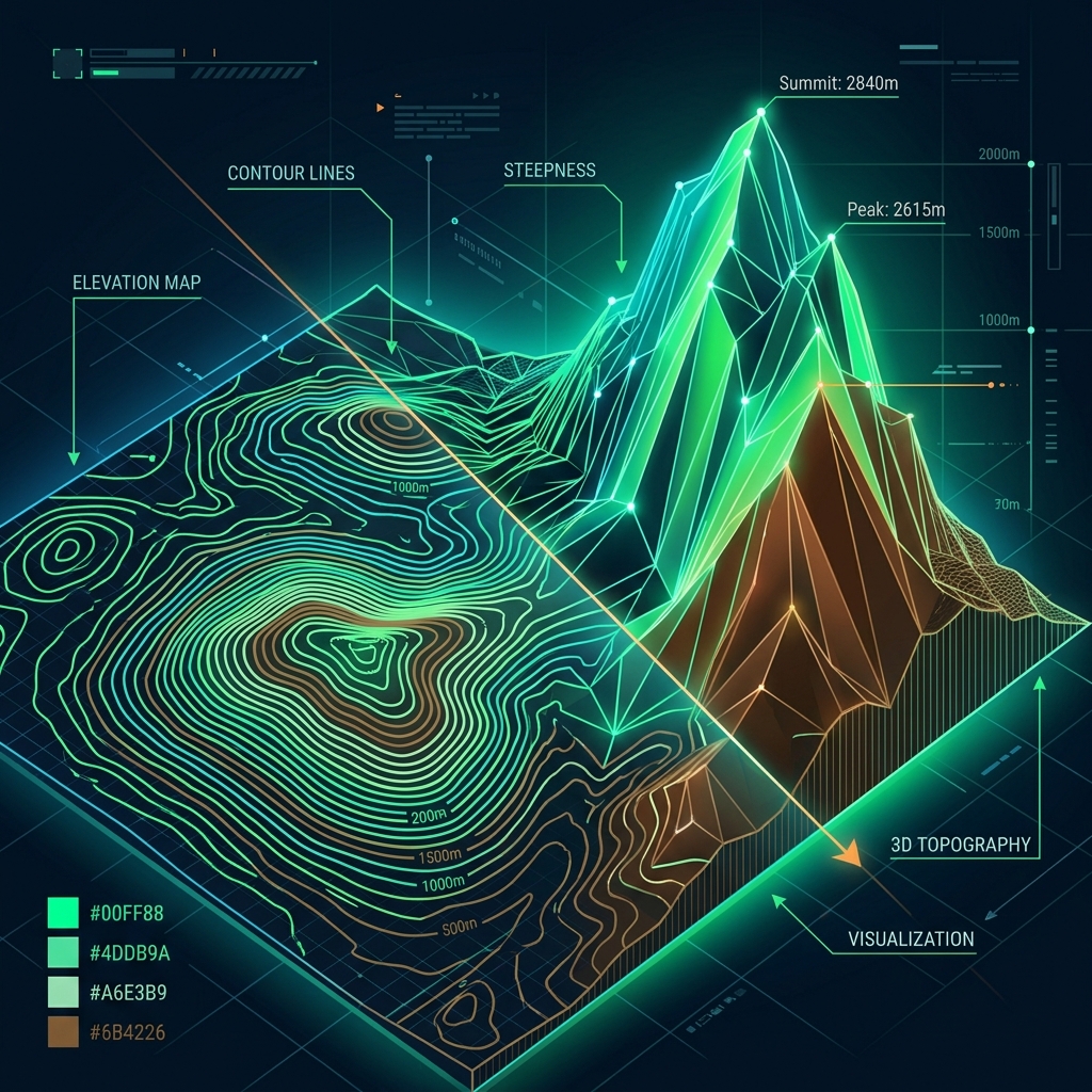 3D Topographical visualization