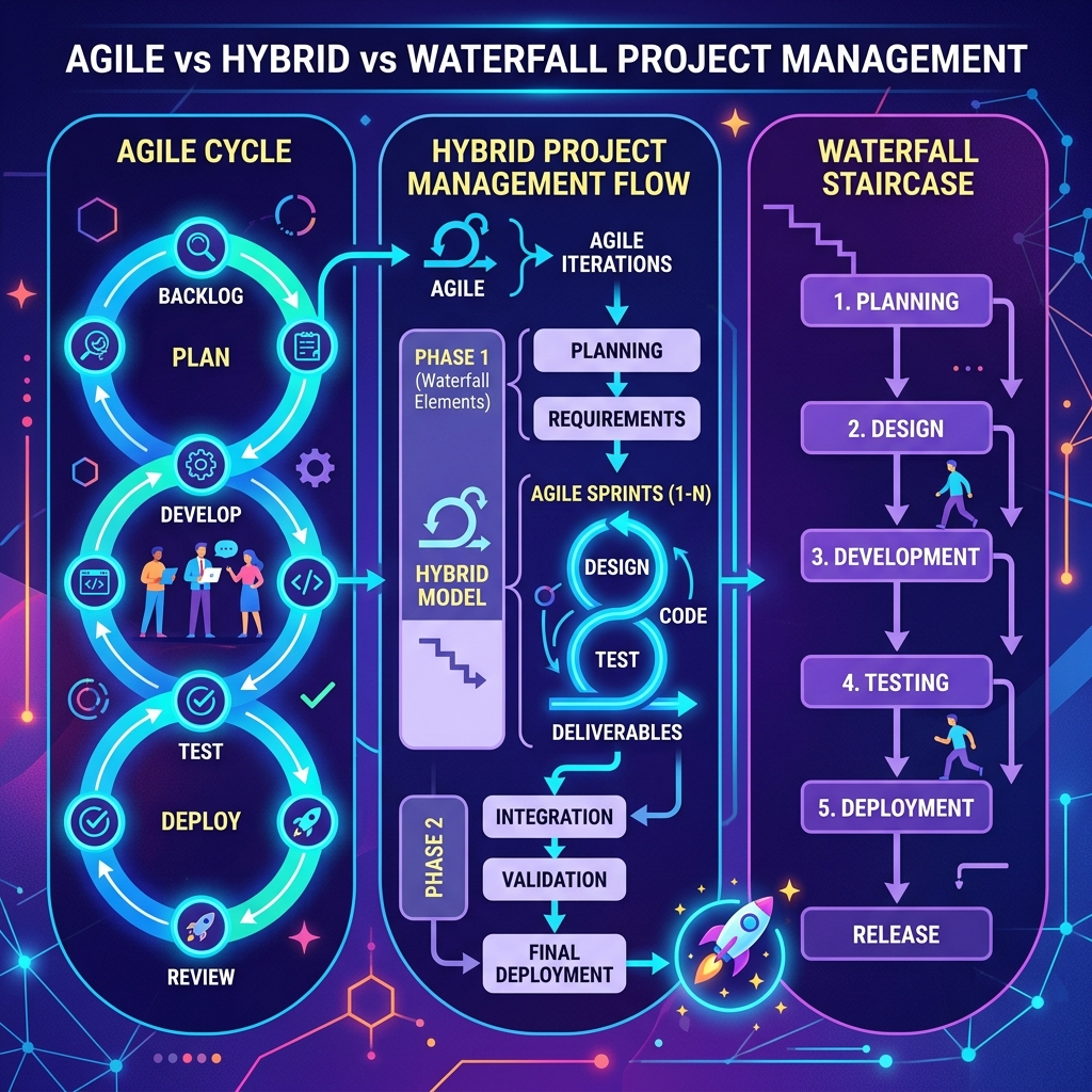 Agile vs. Waterfall: Why Not Both? A Hybrid Approach — Vedratic