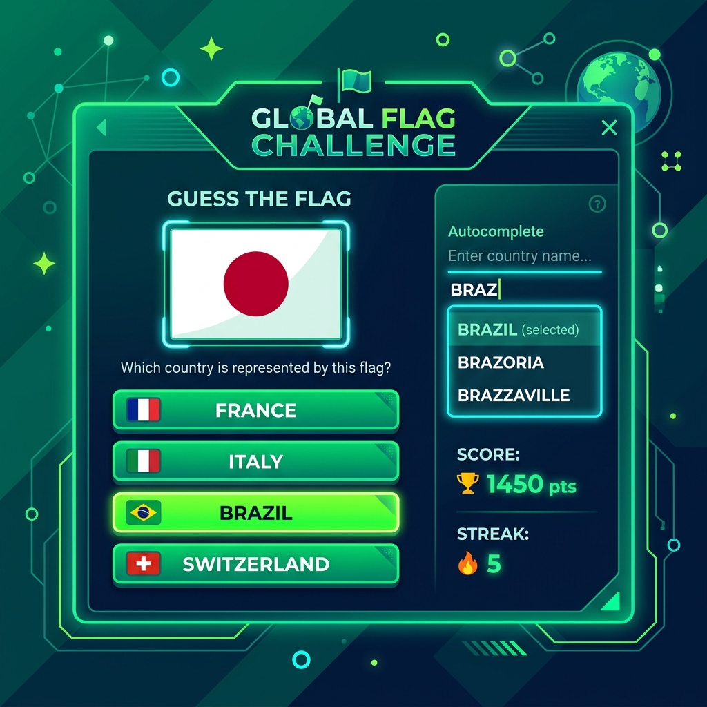 Globdrop flag challenge interface diagram