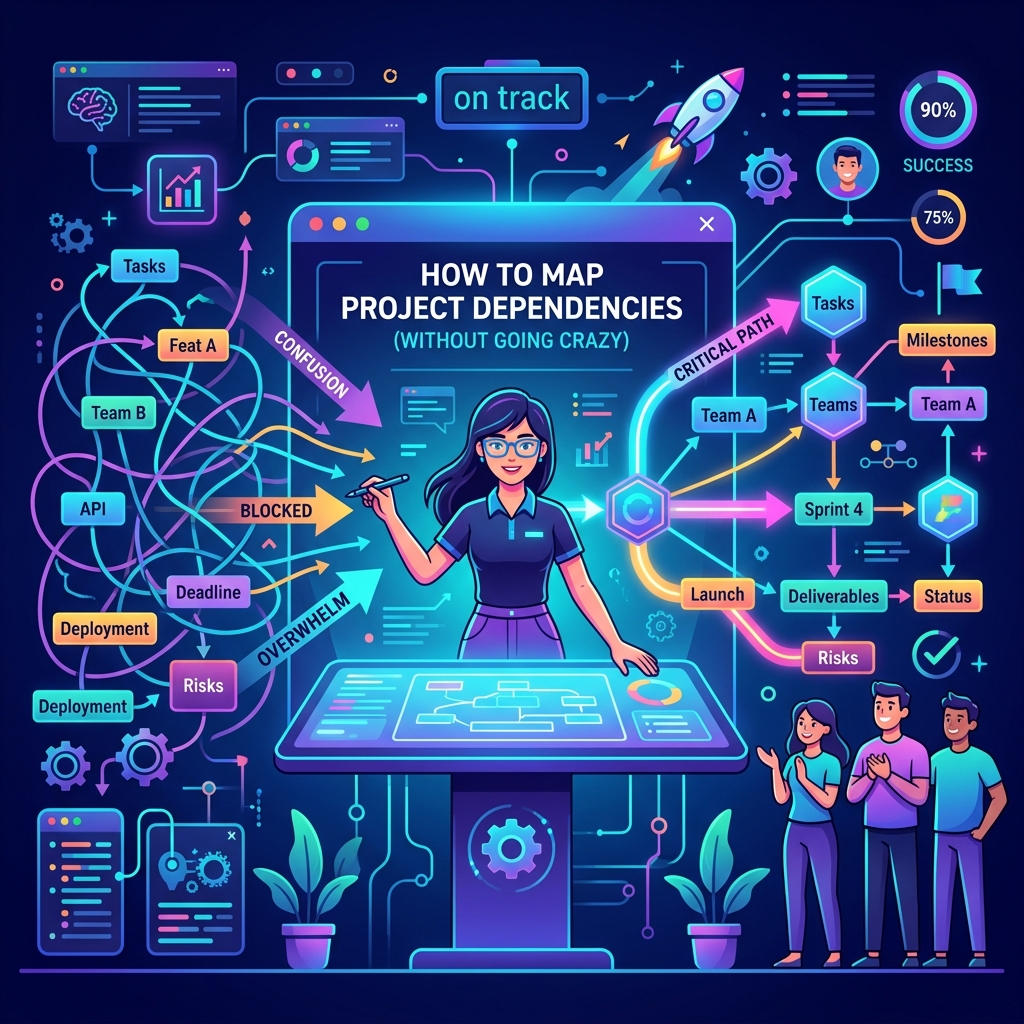 how to map project dependencies without going crazy inline visualization