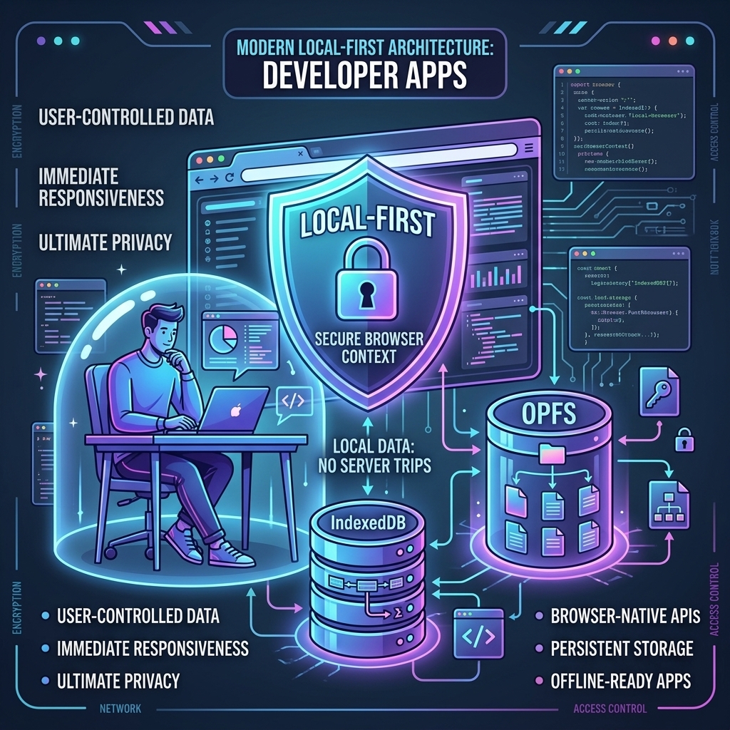 Local-First Software in 2026: Why Browser Storage Wins — Vedratic