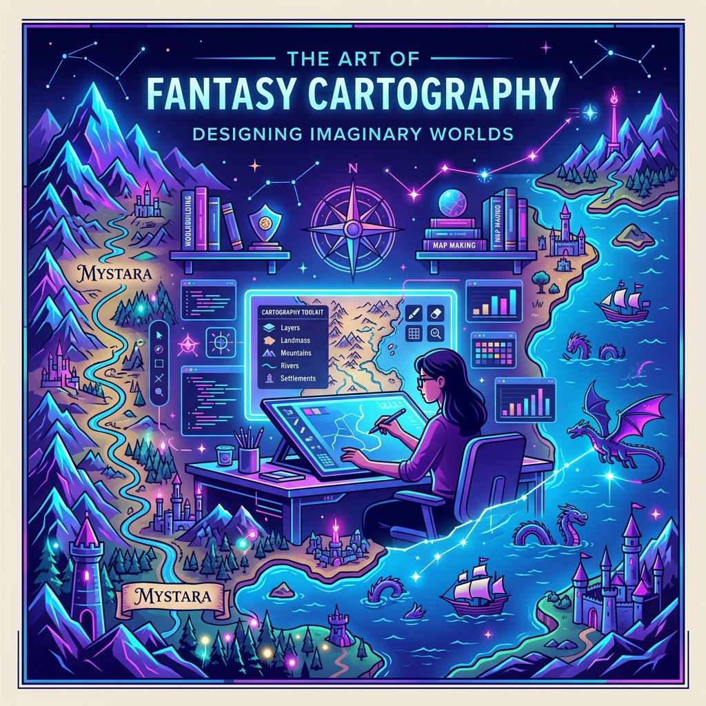 The Art of Fantasy Cartography: Designing Imaginary Worlds — Vedratic