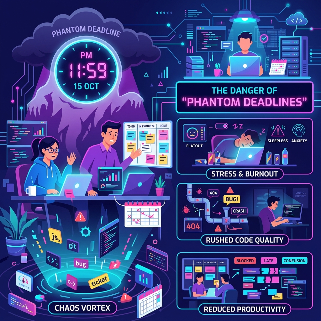 The Danger of 'Phantom Deadlines' in Software Development — Vedratic