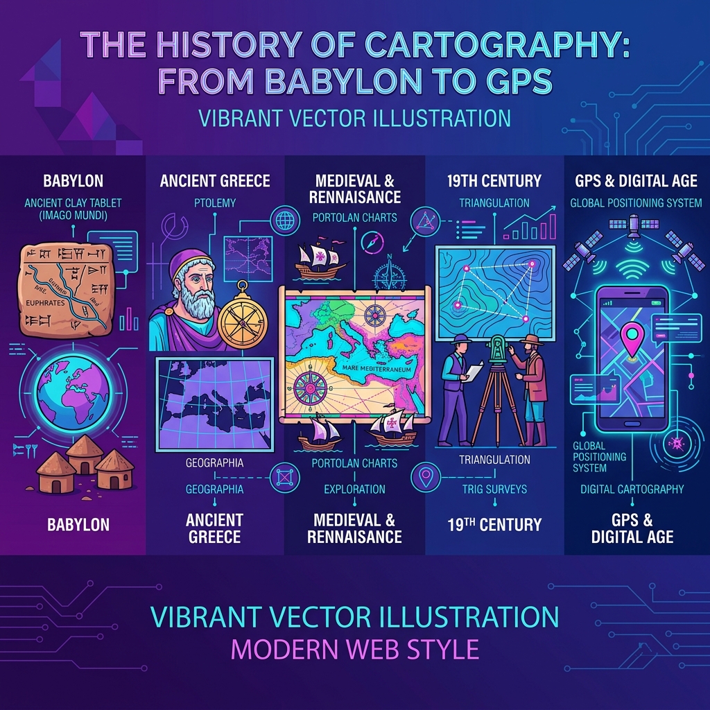 The History of Cartography: From Babylon to GPS — Vedratic