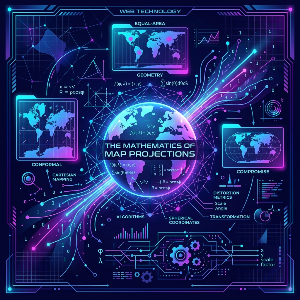the mathematics of map projections inline visualization