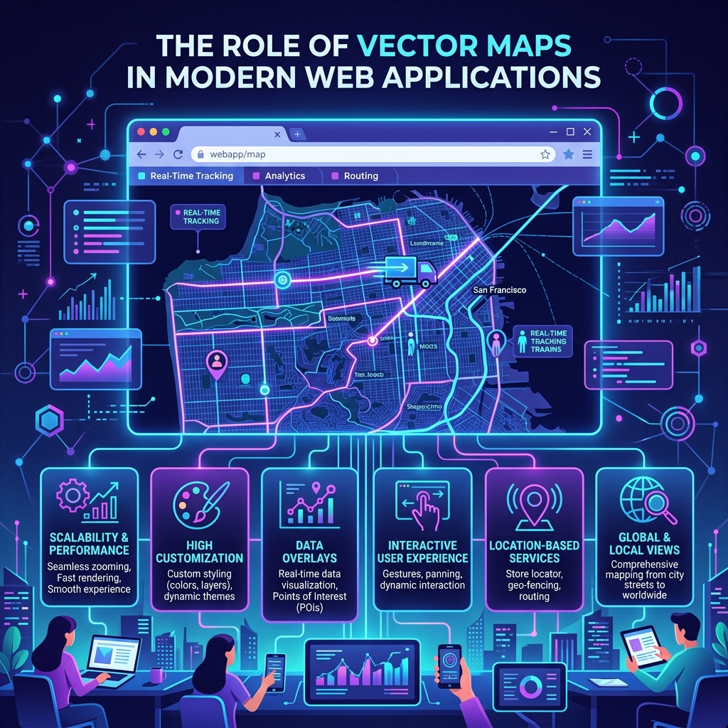 The Role of Vector Maps in Modern Web Applications — Vedratic