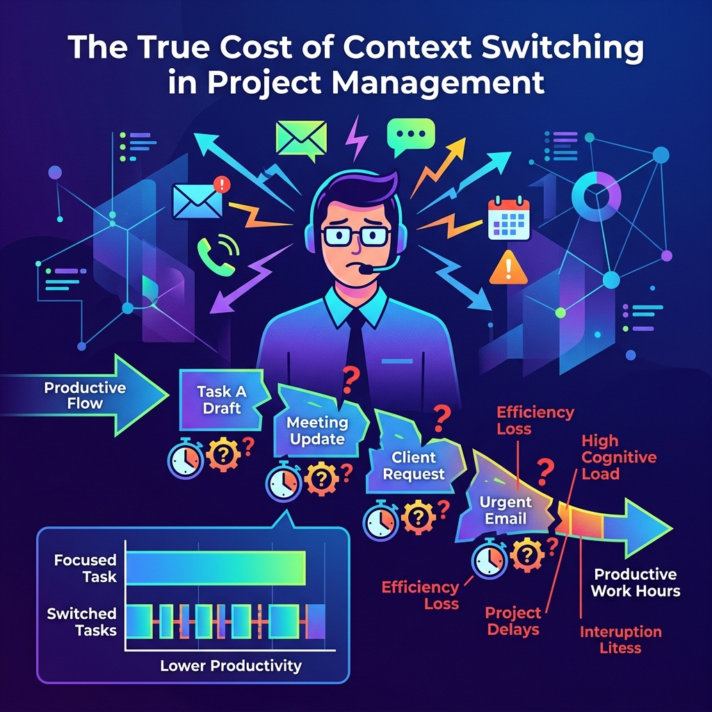 the true cost of context switching in project management inline visualization