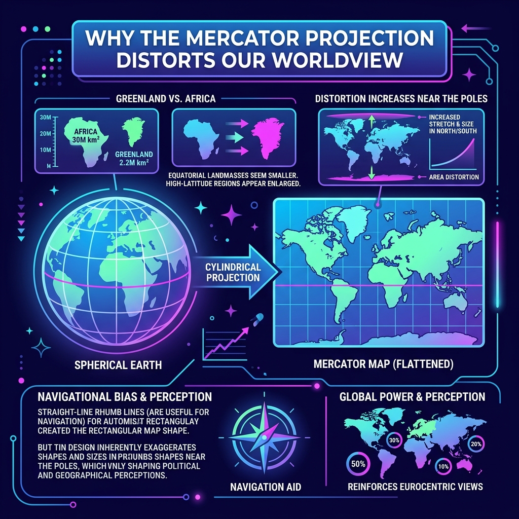 why the mercator projection distorts our worldview inline visualization