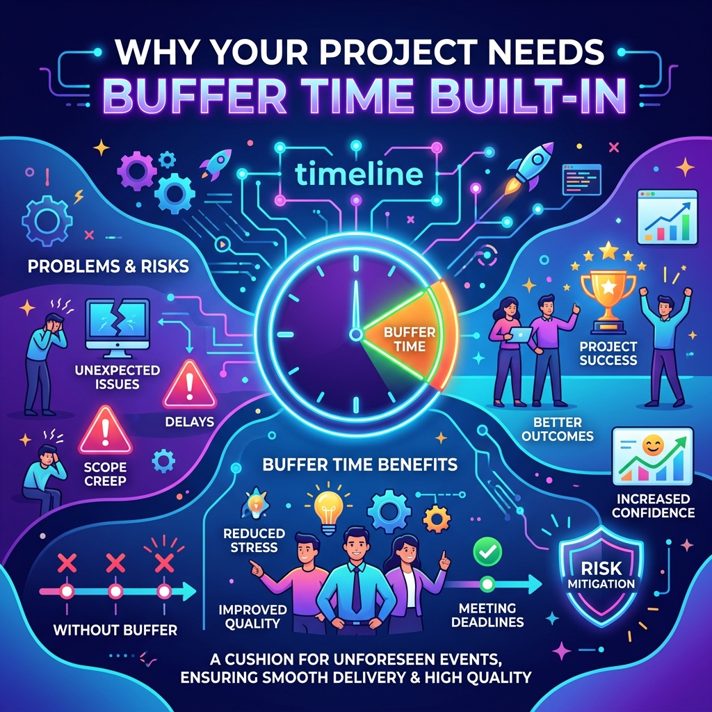 Why Your Project Needs Buffer Time Built In — Vedratic